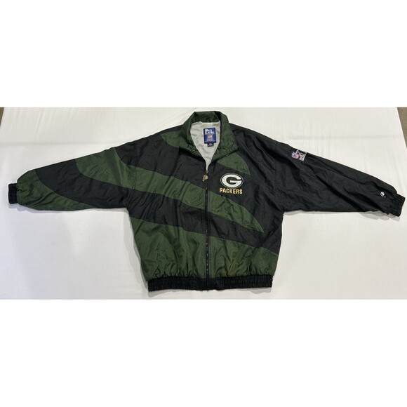 VTG Green Bay Packers Pro Player NFL Experience Full Zip Wind Breaker Size L P2 - Picture 4 of 13